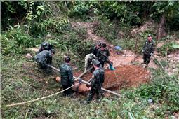 Hủy nổ an toàn quả bom nặng 300 kg 